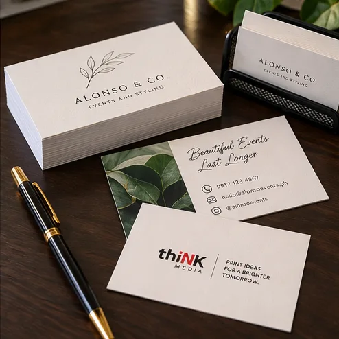 Printed calling cards