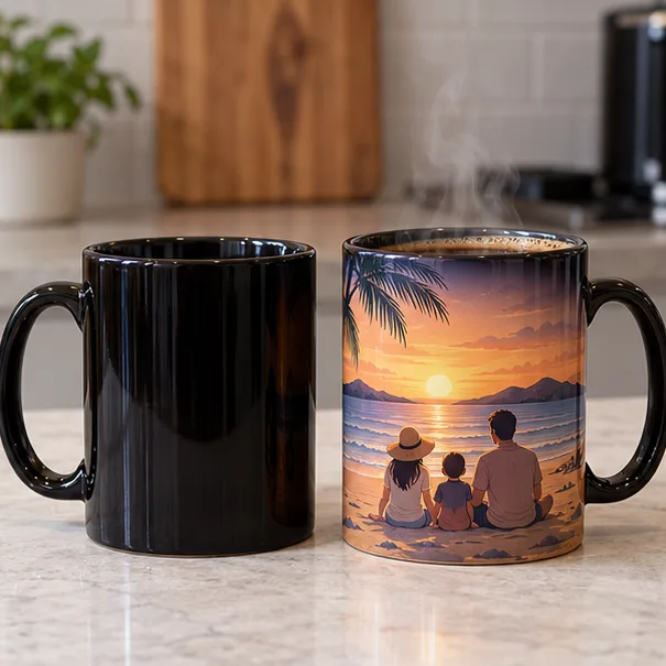 Personalized mug printing: white mug, magic mug or inner-colour mug?